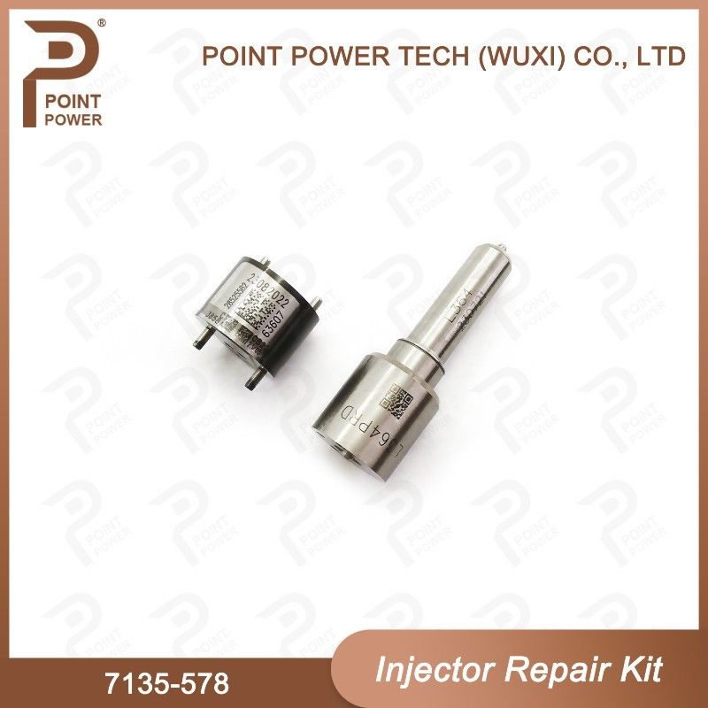 Kit de réparation d'injecteur Common Rail 7135-578 pour Delphi 28264952 GMDAT Z20D (Buse L364PRD + Valve de contrôle 28525582)