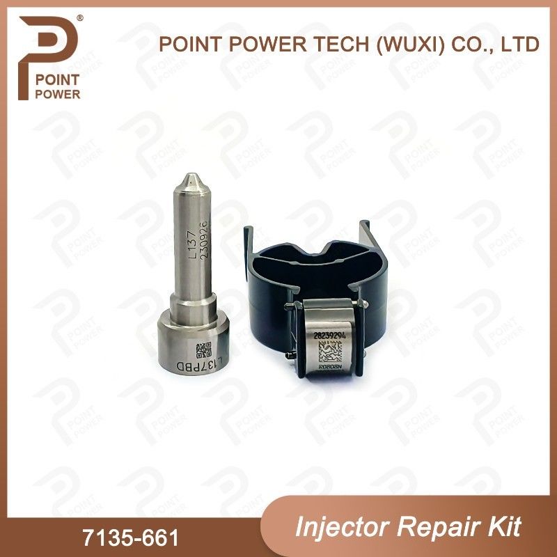 7135-661 Kit de réparation de l'injecteur Delphi avec buse L137PBD et 28239294 Kit de commande de soupape buse-CVA