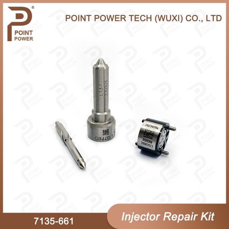 7135-661 Kit de réparation de l'injecteur Delphi avec buse L137PBD et 28239294 Kit de commande de soupape buse-CVA