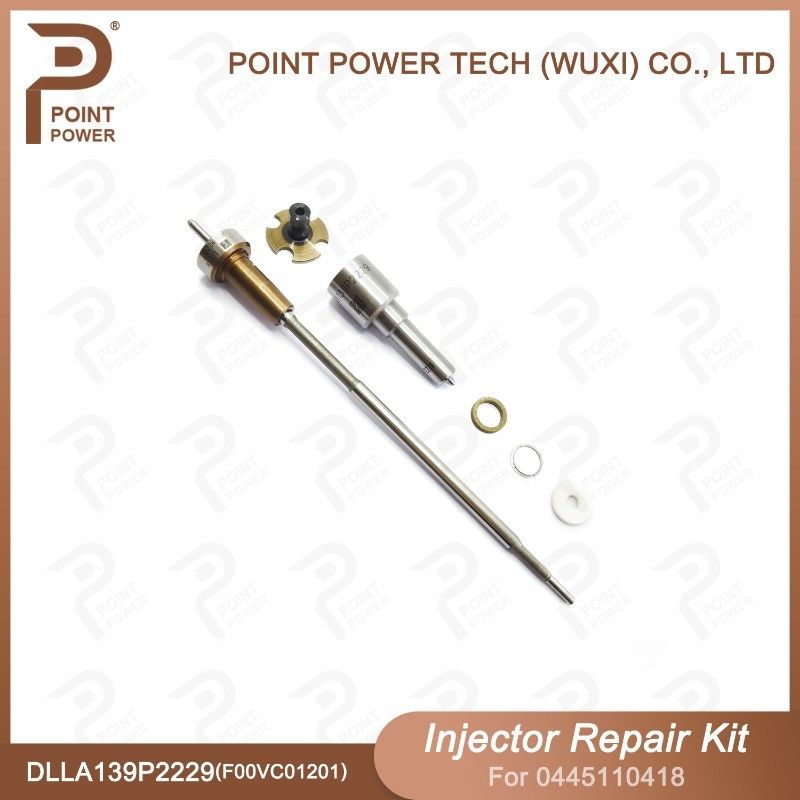 Kit de réparation d'injecteurs Bosch pour injecteurs 0445110418 Buse DLLA139P2229 Et F00VC01201