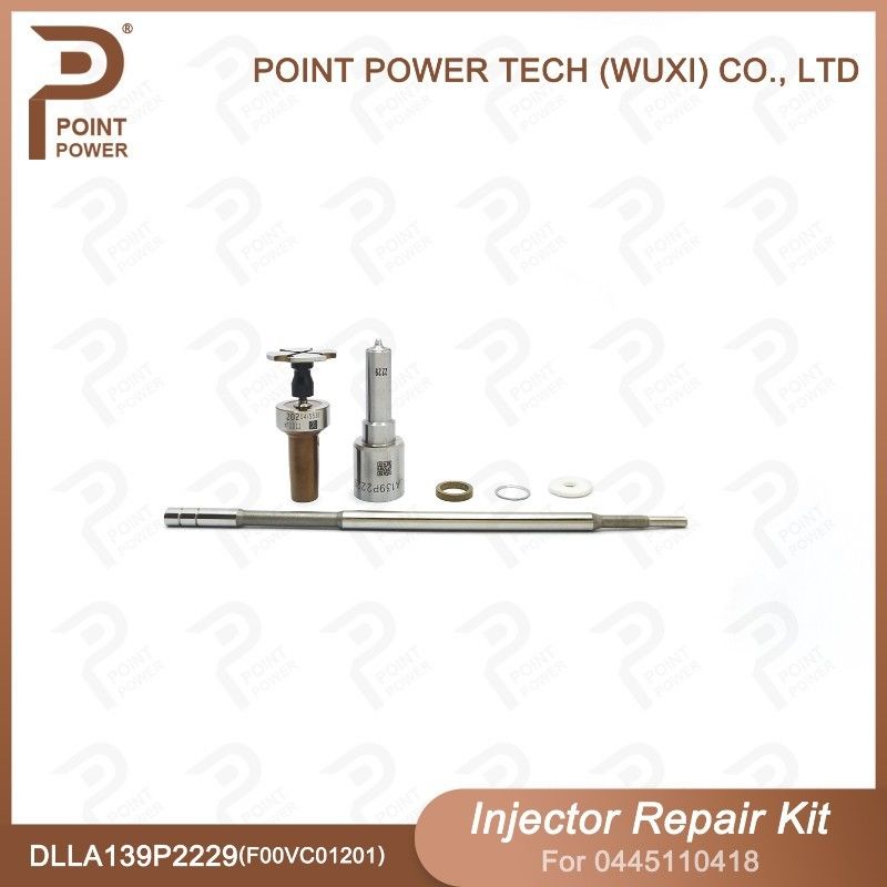 Kit de réparation d'injecteurs Bosch pour injecteurs 0445110418 Buse DLLA139P2229 Et F00VC01201