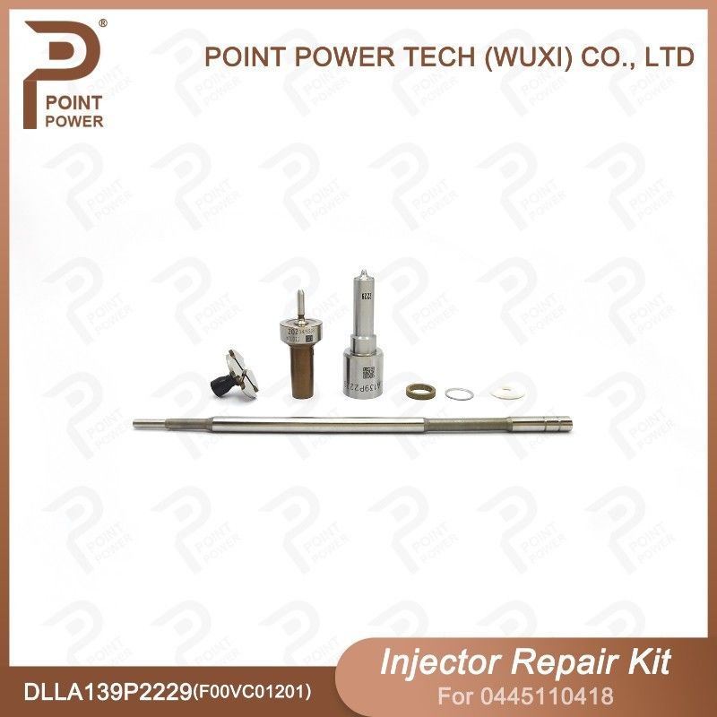 Kit de réparation d'injecteurs Bosch pour injecteurs 0445110418 Buse DLLA139P2229 Et F00VC01201
