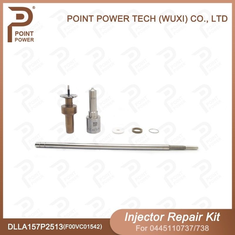Kit de réparation d'injecteurs Bosch pour injecteurs 0445110737/738 avec buse DLLA157P2513