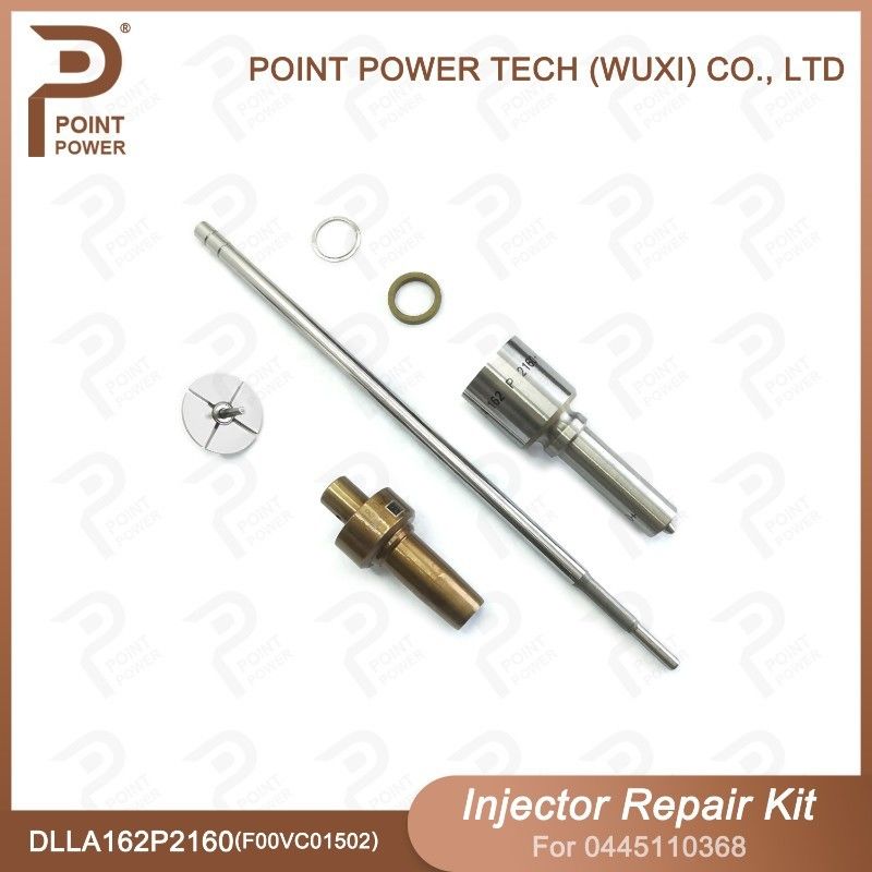 Kit de réparation pour les injecteurs à rail commun Bosch 0445110647 0445110369 avec buse DLLA162P2160