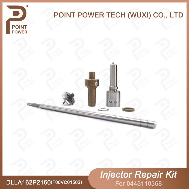 Kit de réparation pour les injecteurs à rail commun Bosch 0445110647 0445110369 avec buse DLLA162P2160