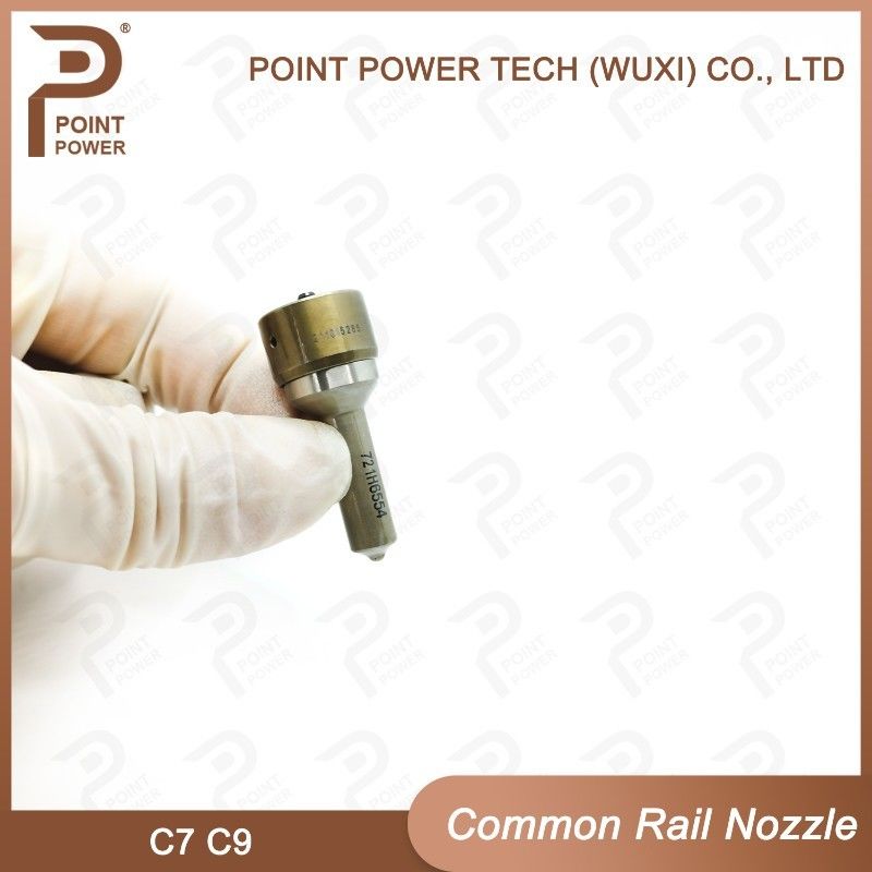 C9 Buse d'injection de rail commun Buse d'injection de diesel ISO9001 en acier à grande vitesse noir