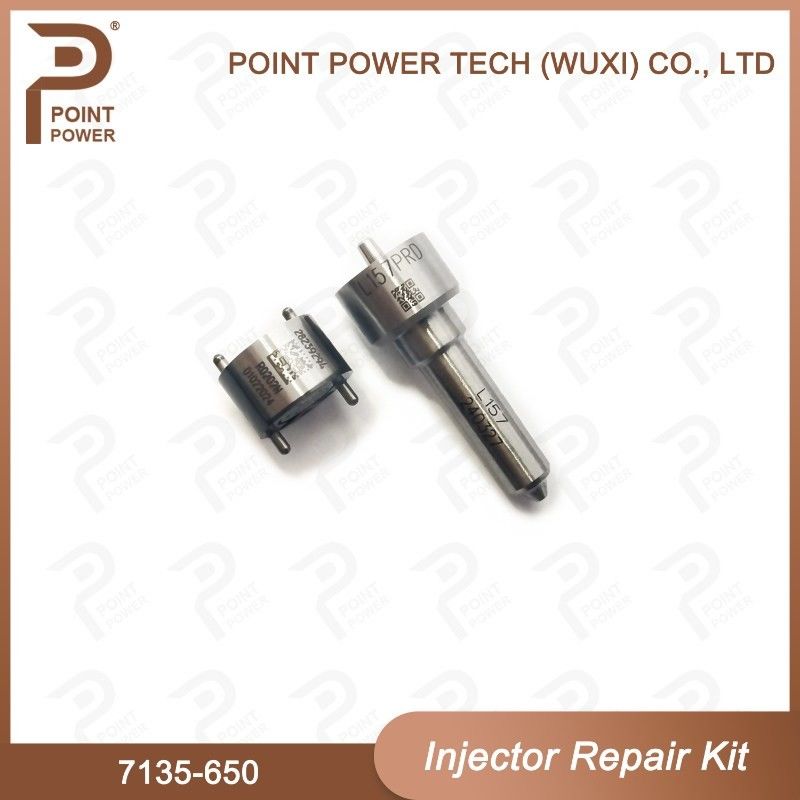 Kit de réparation de l'injecteur Delphi 7135-650 avec 157PRD et 28239294/28538389 soupape de contrôle