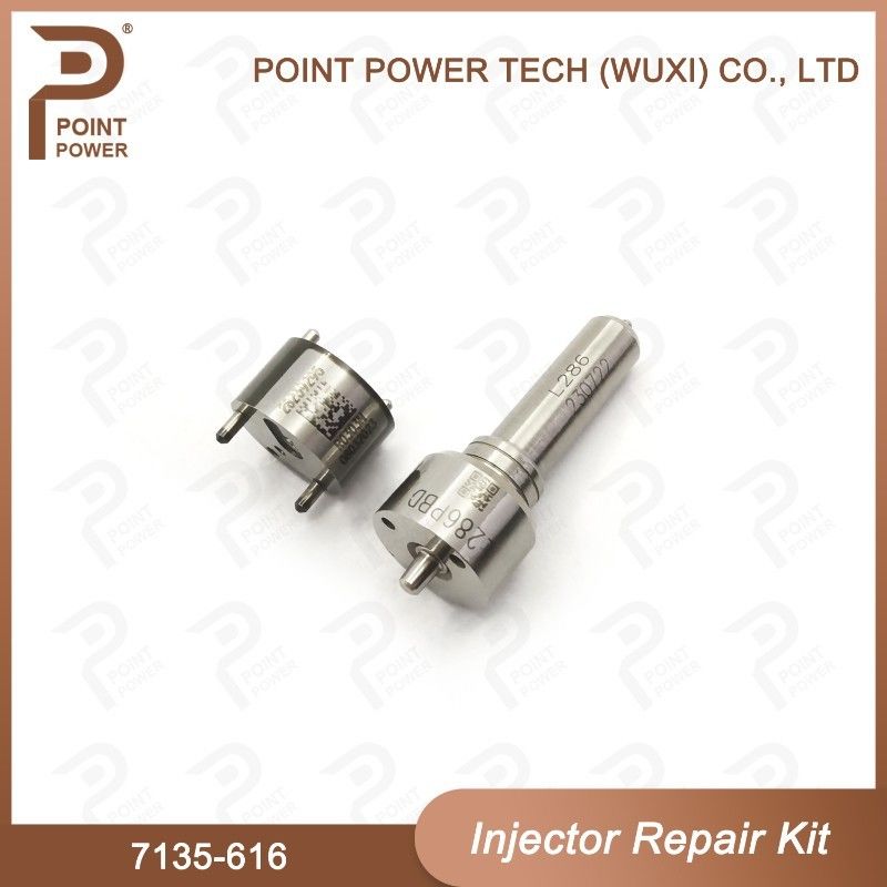 Le kit de soupape de buse 7135-619 pour injecteur SSANGYONG R04501D comprend la buse L244PRD et le soupape 28239295 / 28278897