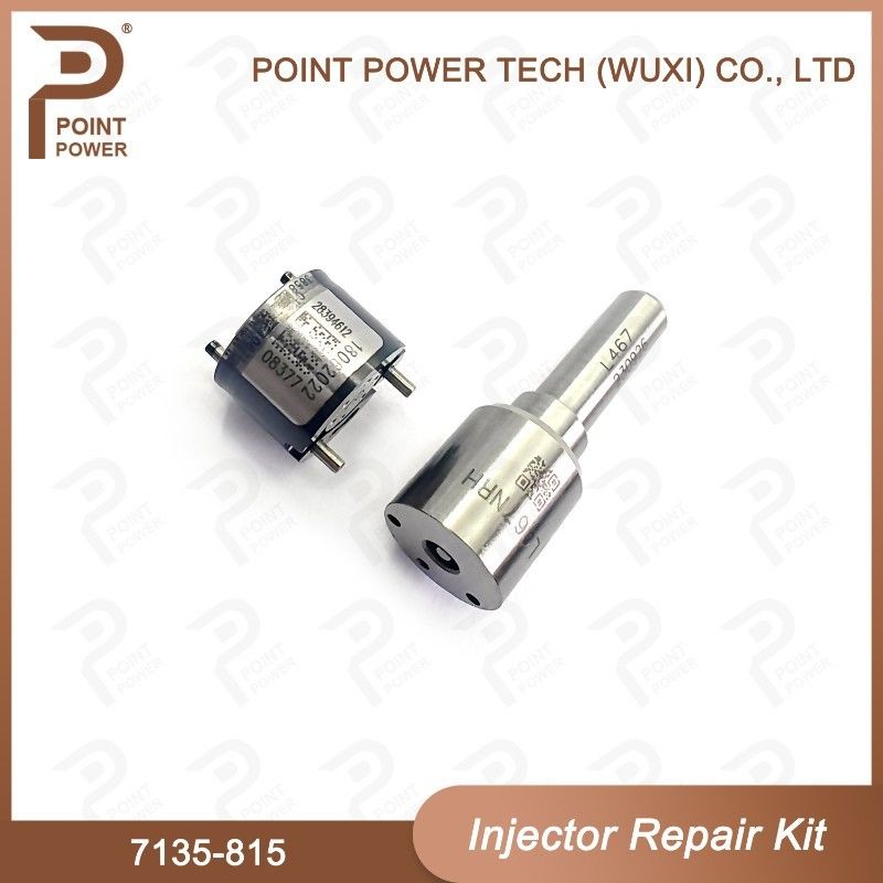 Le kit de réparation de l'injecteur Delphi 7135-815 pour l'injecteur 28565330 comprend la vanne # 28394612 et l'injecteur # L467PRH