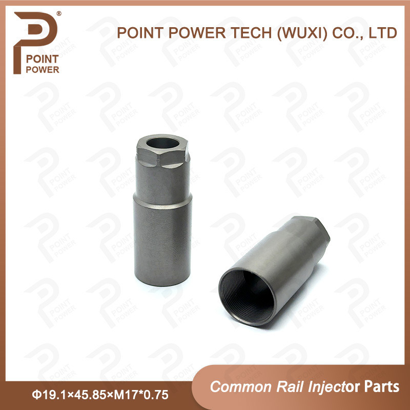 Les pièces détachées de l'injecteur de carburant diesel, capuchon de noix de buse, taille Φ19.1×45.85×M17*0.75Pour l'injecteur Piezo 115069