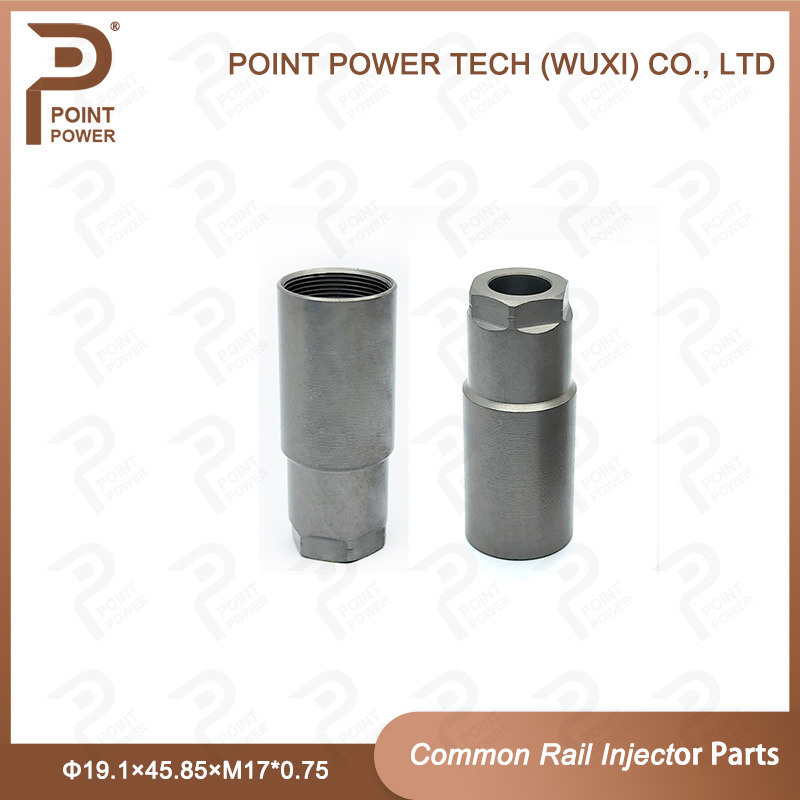 Les pièces détachées de l'injecteur de carburant diesel, capuchon de noix de buse, taille Φ19.1×45.85×M17*0.75Pour l'injecteur Piezo 115069