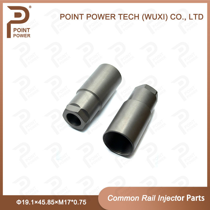Les pièces détachées de l'injecteur de carburant diesel, capuchon de noix de buse, taille Φ19.1×45.85×M17*0.75Pour l'injecteur Piezo 115069