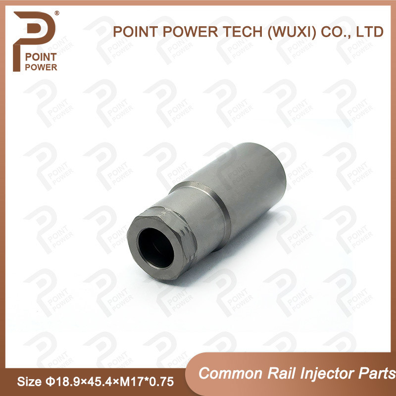 Taille de l'écrou de chapeau de buse piézoélectrique d'injecteur Common Rail Φ18.9×45.4×M17*0.75 Pour injecteur piézo