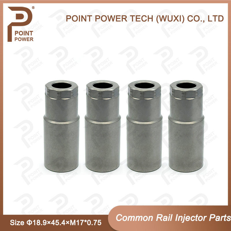 Taille de l'écrou de chapeau de buse piézoélectrique d'injecteur Common Rail Φ18.9×45.4×M17*0.75 Pour injecteur piézo