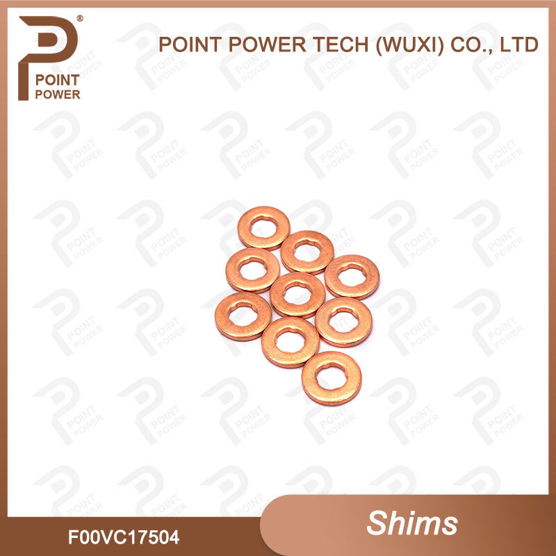 Nouveau F00VC17504 Buse d'injection lave-linge en cuivre F00V C17 504 Taille 7.5*15*2 mm Gasket de pulvérisateur diesel pour le shampoing