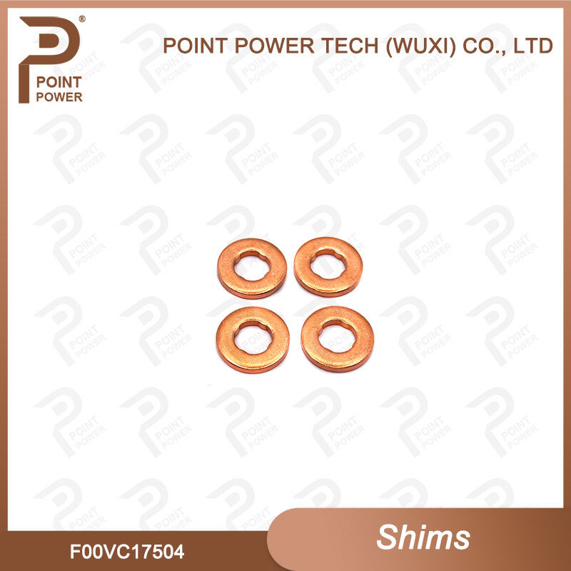 Nouveau F00VC17504 Buse d'injection lave-linge en cuivre F00V C17 504 Taille 7.5*15*2 mm Gasket de pulvérisateur diesel pour le shampoing