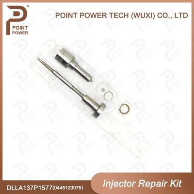Le kit de réparation d'injecteur 0445120075 comprend la buse DLLA137P1577 et la vanne F00RJ01278