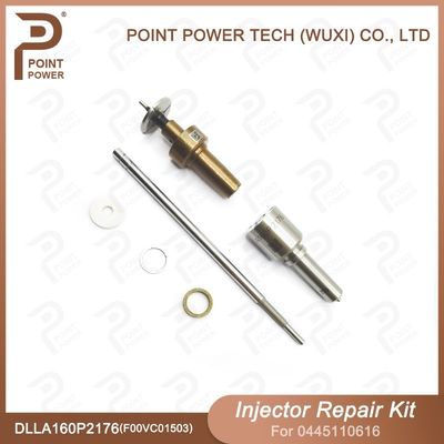 Kit de réparation d'injecteurs Bosch 0445110616 avec buse DLLA160P2176 et soupape F00VC01503